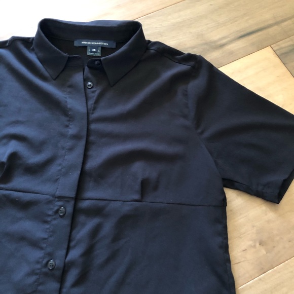 French Connection Short Sleeve Blouse - Picture 6 of 8